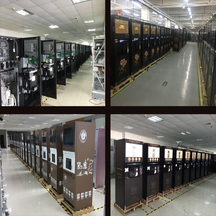 Multi-function commercial espresso automatic table coffee vending machine